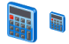 Calculator icons