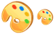 Color palette icons