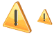 Warning icons