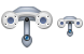 3d laser scanner icons