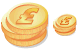 Pound coins icons