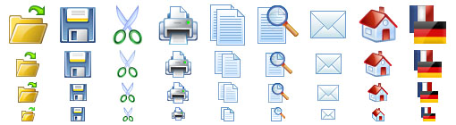 Application Toolbar Icons