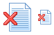 Close document icons