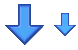 Down icons