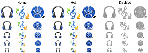 audio icons