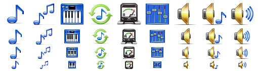 Audio Toolbar Icons