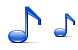 Music note icons