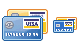 Bank cards icons