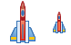 Rocket icons