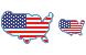 USA map icons