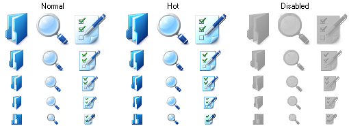 Basic Toolbar Icons