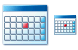 Calendar icons