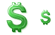 Dollar icons