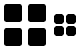 2x2 grid icons