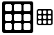 3x3 grid icons