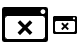 Close window icons