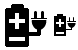 Electric power icons