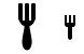 Fork icons