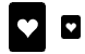 Hearts card icons