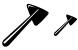 Medical hammer icons