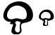 Mushroom icons