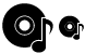 Music disk icons