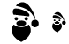 Santa Claus icons