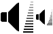 Volume level icons