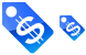 Bank account icons