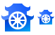 Buddhist temple icons