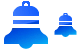 Christmas bell icons