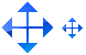 Cursor drag arrow ico