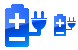 Electric power icons