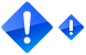 Exclamation icons