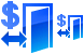 In-home banking icons