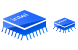 Microprocessor icons