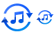 Music converter icons