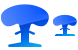 Nuclear explosion icons