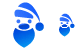 Santa Claus icons