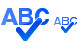 Spell checking icons