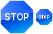 Stop sign ico