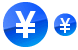 Yen coin icons