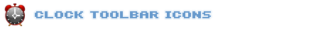 clock icons Clock Toolbar Icons