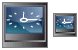Desk clock icons