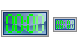 Digital clock icons
