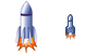 Rocket icons