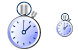 Stop-watch icons
