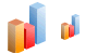 3d bar graph icons