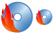 Burn CD icon