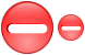 No entry icons